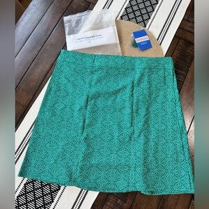 Rip Skirt Green Pearl Batik Skirt - size L